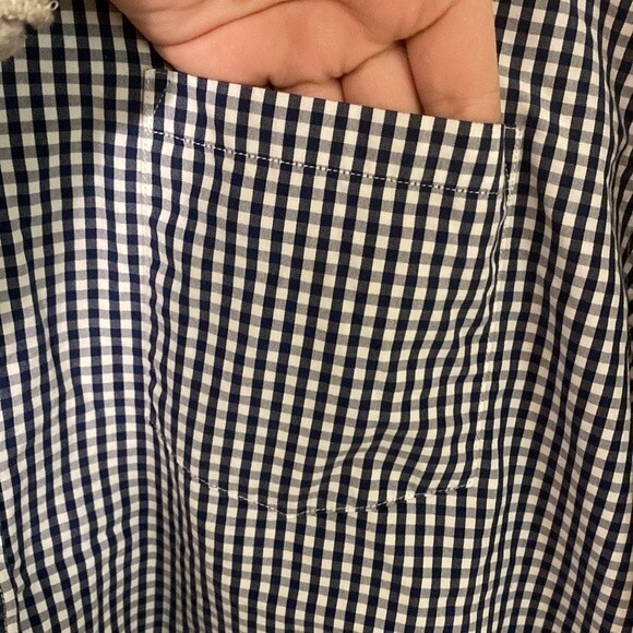 J. Crew Checkered Plaid Long Sleeve Button Down Shirt 100% Cotton Men's XLT 17 - Picture 7 of 14